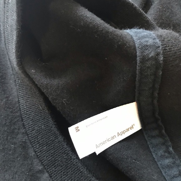 American apparel black t shirt Jesús - Picture 4 of 5